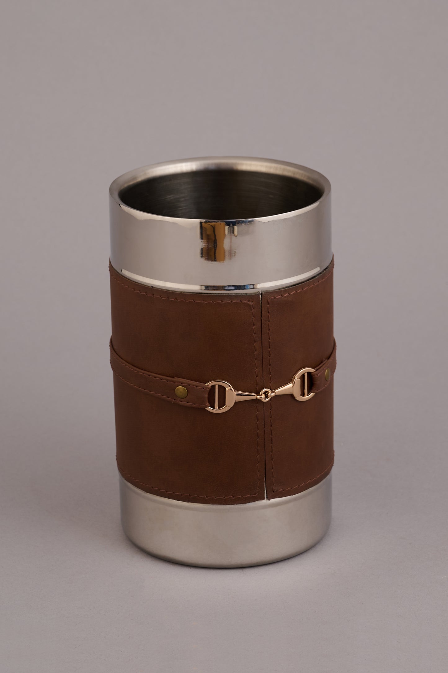 Brown Barware Set with Tray
