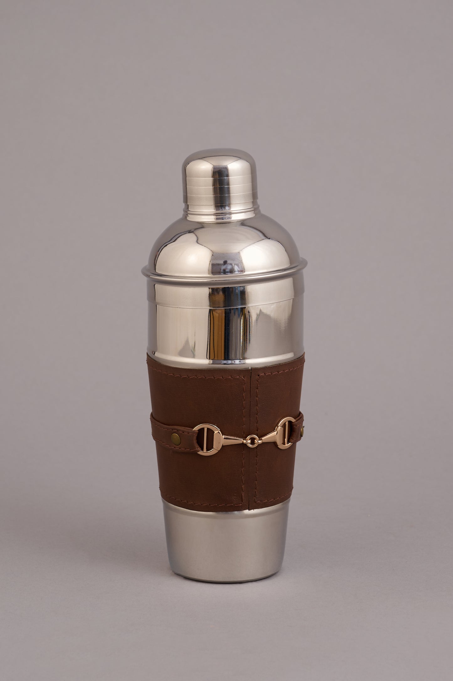Brown Barware Set with Tray