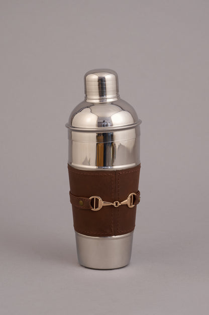 Brown Barware Set with Tray