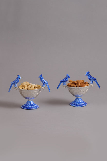 Bird Accent Snack Bowl Set