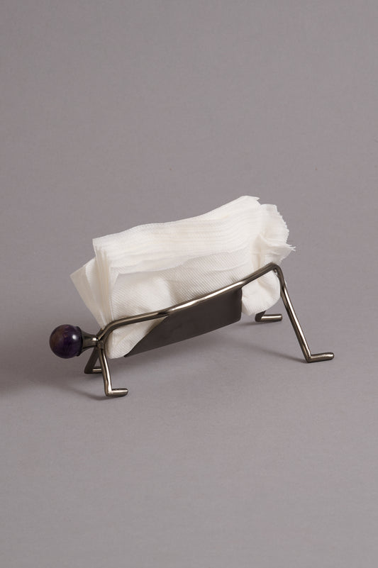 Napkin Holder with Figure Accent
