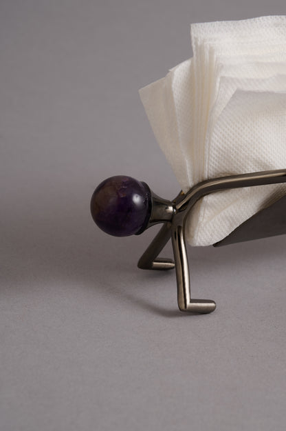 Napkin Holder with Figure Accent