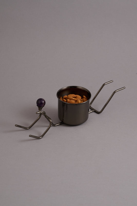 Snack Bowl with Reclining Figure