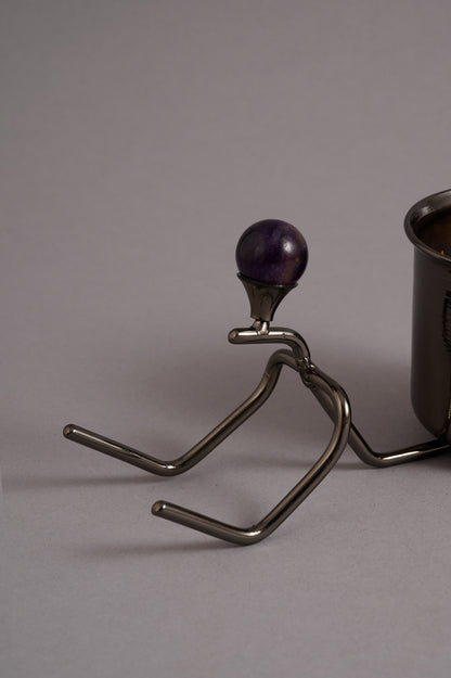 Snack Bowl with Reclining Figure