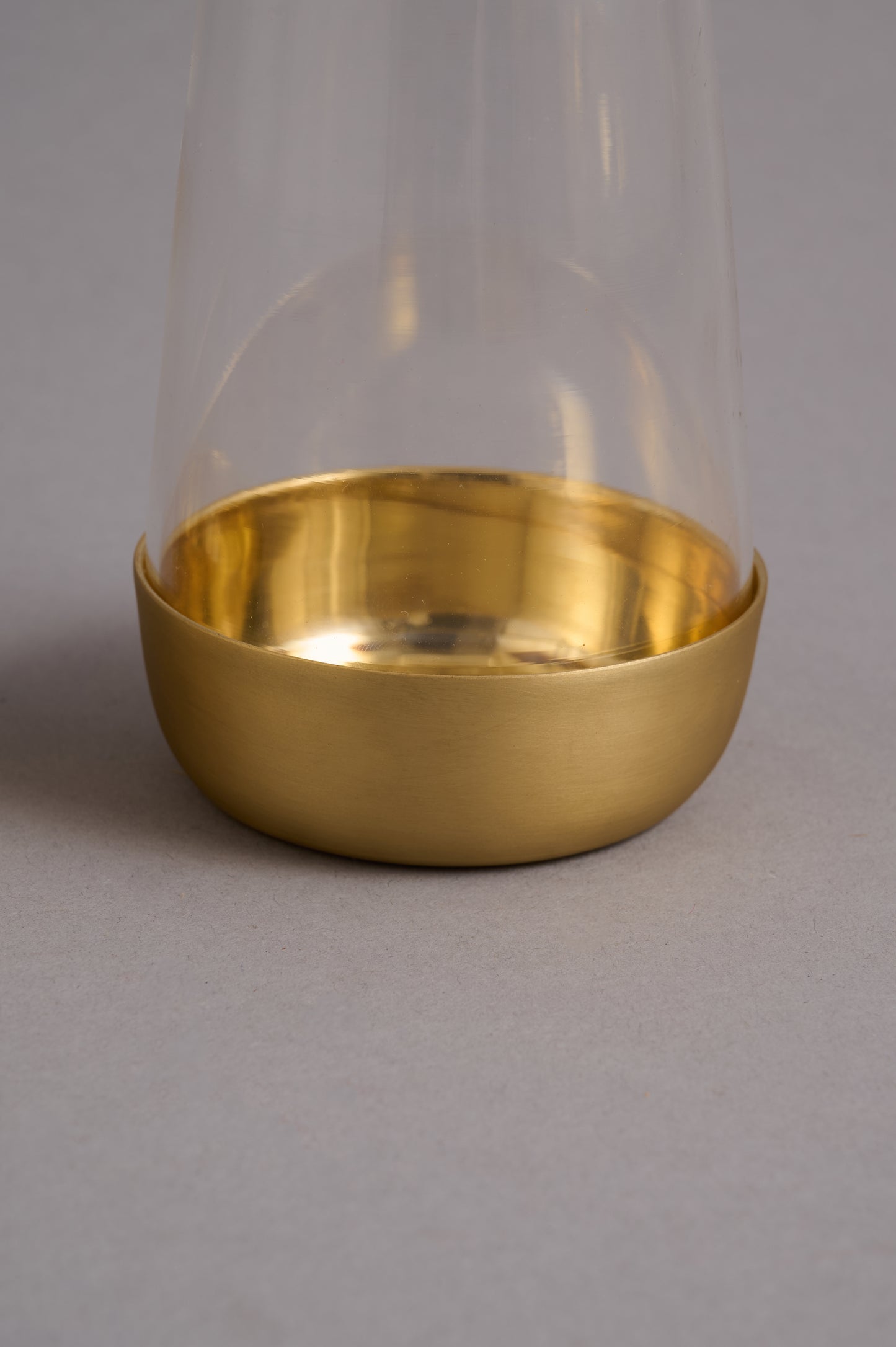 Tapered Brass Glasses