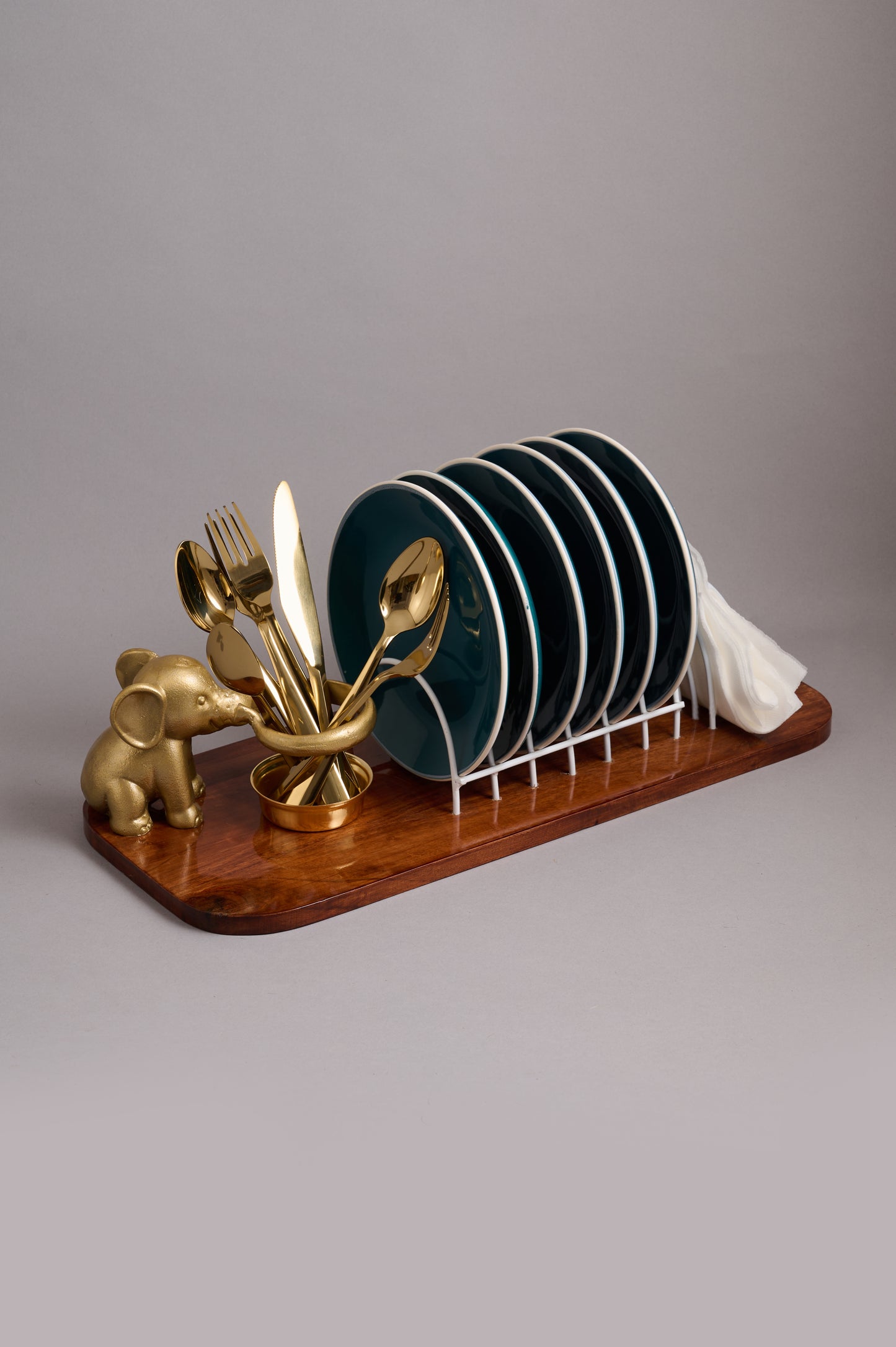 Gold Elephant Dining Set