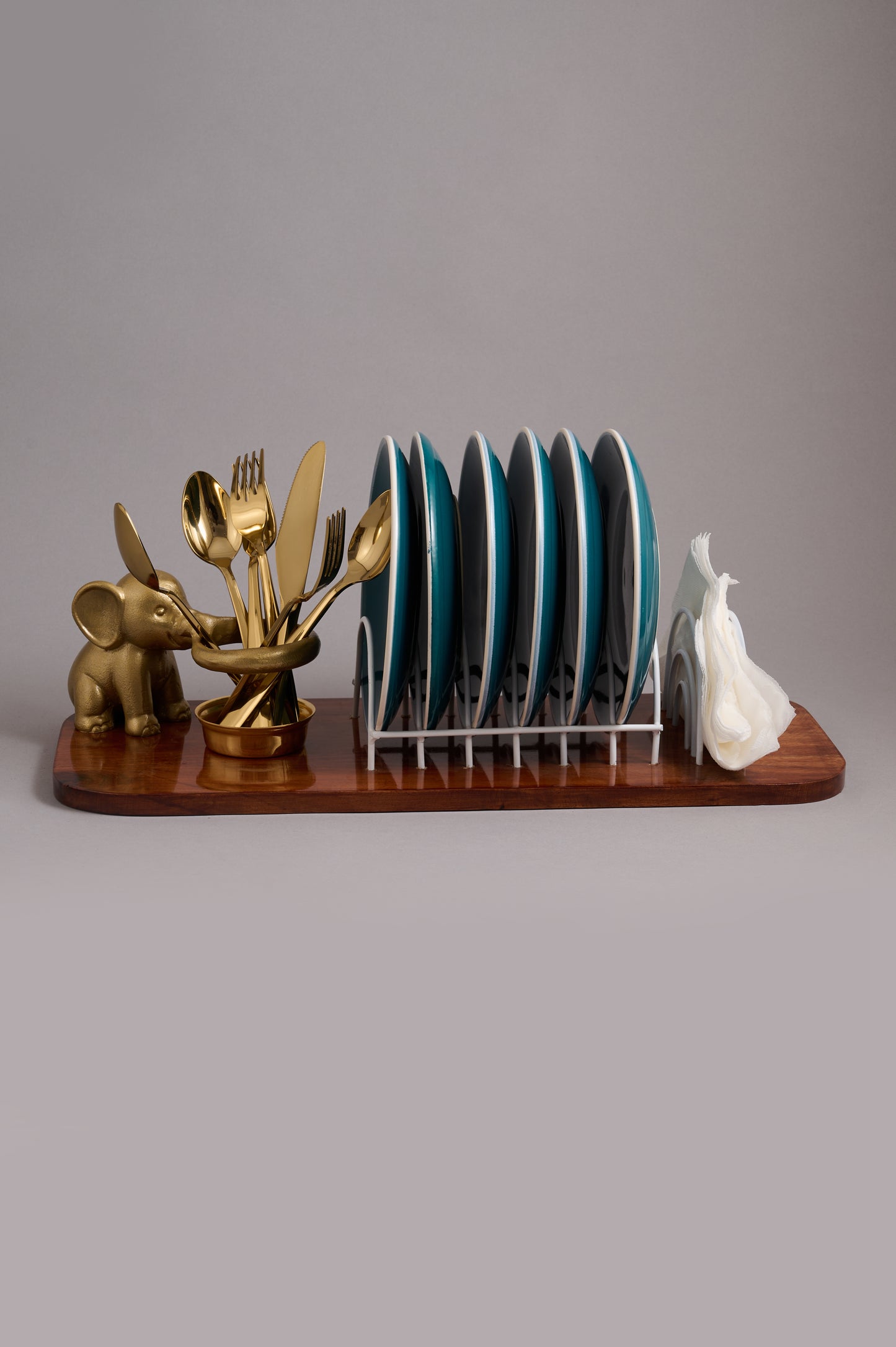 Gold Elephant Dining Set